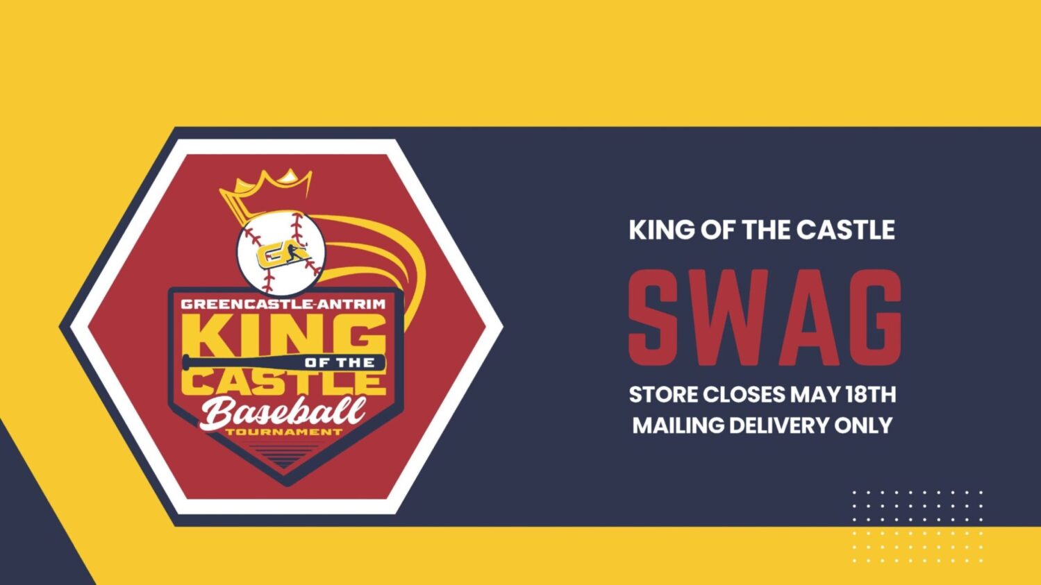 Grab your King of the Castle Swag!